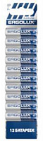 ERGOLUX (15199) Alkaline BP12 LR6 (ПРОМО, LR6 BP12, пальчиковая батарейка АА 1.5В) батарейки