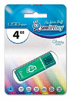 SMARTBUY (SB4GBGS-G) 4GB GLOSSY SERIES GREEN USB флеш