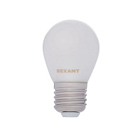 REXANT (604-136) GL45 9.5 ВТ 915 ЛМ 4000K E27 МАТОВАЯ КОЛБА Лампа светодиодная