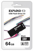 EXPLOYD 64GB 580 черный [EX-64GB-580-Black] USB флэш-накопитель