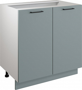 МЕБЕЛЬ-КОМПЛЕКС Шкаф - стол 80см с двумя дверцами Simple Н800 Пыльный Зеленый (1 кор.) Кухонный модуль