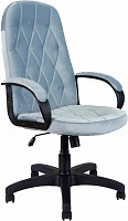 ЯРКРЕСЛА Кресло Кр61 ТГ ПЛАСТ HT12 (ткань серо-голубая) КомпьютерноеОфисное кресло