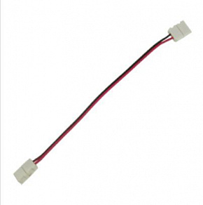 ECOLA SC28C2ESB ECOLA LED strip connector соед. кабель с двумя 2-х конт. зажимными разъемами 8mm 15 см. уп. 3 шт. Ширина ленты/сечение 8мм Длина 15 см
