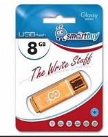 SMARTBUY (SB8GBGS-Or) 8GB GLOSSY SERIES ORANGE USB флеш