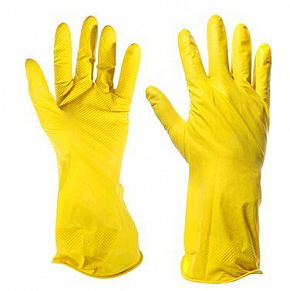 VETTA 447-004 Перчатки резиновые желтые S Перчатки