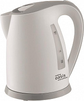 OASIS K-3PWG белый+серый, 1,7л Чайник электрический