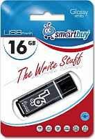 SMARTBUY (SB16GBGS-K) 16GB GLOSSY SERIES BLACK USB флеш