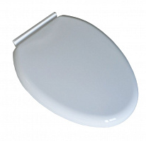 САНАКС Р05 Крышка для унитаза белая пластиковая с микролифтом, удлиненная Сиденье с крышкой для унитаза