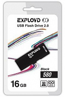 EXPLOYD 16GB 580 черный [EX-16GB-580-Black] USB флэш-накопитель