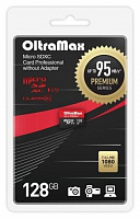 OLTRAMAX 128GB microSDXC Class 10 UHS-1 Premium (U3) [OM128GCSDXC10UHS-1-PrU3 w] Карта памяти