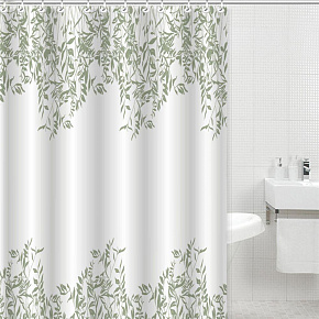 GOTA ROCIO 00016208 Штора д/ванной комнаты Green bamboo 180*180 1/25 Штора для ванной
