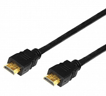REXANT (17-6203) ШНУР HDMI - HDMI С ФИЛЬТРАМИ, ДЛИНА 1,5 МЕТРА (GOLD) (PVC ПАКЕТ) Кабель HDMI