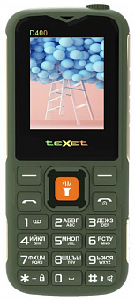TEXET TM-D400 Green Телефон мобильный