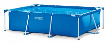 INTEX Бассейн каркасный 220х150х60 см. Прямоугольный . (в коробке) Арт. 28270NP Бассейн каркасный