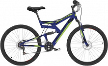 BLACK ONE Hooligan FS 26 D синий/черный/зеленый 20" HQ-0005331 Велосипед