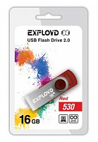 EXPLOYD 16GB 530 красный [EX016GB530-R] USB флэш-накопитель