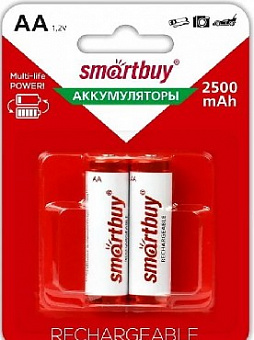 SMARTBUY (SBBR-2A02BL2500) - 2500 mAh Аккумулятор