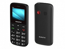 MAXVI B100 Black Телефон мобильный