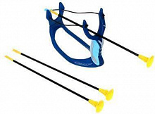 SILAPRO Набор лучника (лук-рогатка-1шт; стрела на присоске-3шт; стрела мягкая- 3шт) пластик (134-209) Набор лучника