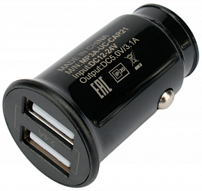 CABLEXPERT (21236) MP3A-UC-CAR21 Автомобильное зарядное устройство
