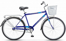 STELS Navigator-200 С 26" Z010 LU101679 LU095262 19" Синий 2023 +корзина Велосипед