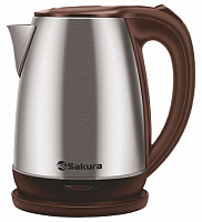 SAKURA SA-2161C (1.8) нерж+кофейн Чайник электрический