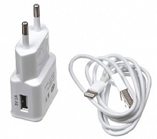 OLTO WCH-4105 СЗУ USB 1A + кабель 8-pin зарядное устройство