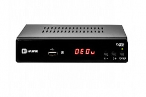 HARPER HDT2-5010 DVB-T2/металл/дисплей/кнопки/MStar Ресивер цифровой