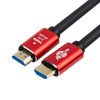 ATCOM (АТ5941) Кабель HDMI 2М (Red/Gold, в пакете) VER 2.0 Кабель HDMI