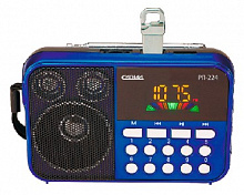 СИГНАЛ РП-224 FM 88-108МГц, бат. 3*АА, акб 400mA/h, USB/microSD, дисплей, светодиодный фонарь РАДИОПРИЕМНИКИ