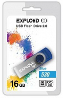 EXPLOYD 16GB 530 синий [EX016GB530-Bl] USB флэш-накопитель