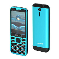 MAXVI X10 Aqua Blue Телефон мобильный