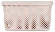 HOBBY LIFE HL041260P Ящик для хранения DIAMOND розовый 7л с крышкой Ящик для хранения