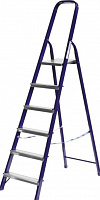 СИБИН Лестница-стремянка стальная, 6 ступеней, 124 см 38803-06 Лестница-стремянка