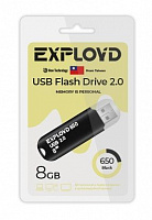 EXPLOYD EX-8GB-650-Black USB флэш-накопитель
