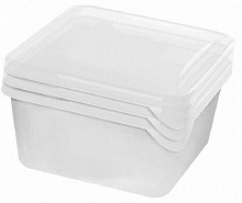 PLAST TEAM PT204012999 Frozen квадр. нат. 0,75л (3 предмета) Набор контейнеров