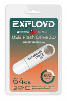 EXPLOYD EX-64GB-600-White USB 3.0 USB флэш-накопитель