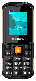 TEXET TM-D400 Black Телефон мобильный