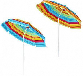 ЯРКОЕ ЛЕТО Зонт туристический, с изменяющимся углом наклона, 180х160см, полиэстер (121-083) Зонт туристический