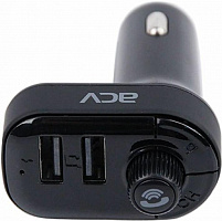 ACV Автомобильный FM-модулятор FMT-118B черный BT USB (37399)