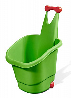 PALPLAY корзина-тележка с колесиками 569 зеленый Игровая корзина
