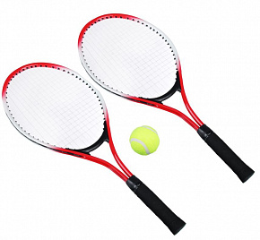 SILAPRO Набор для большого тенниса, (2 ракетки, мяч) в чехле, металл., пластик 132-003 Теннис большой