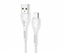 HOCO (6931474710505) X37 USB (m)-microUSB (m) 1.0м - белый Дата-кабель microUSB