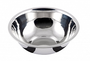 MALLONY Миска Bowl-Roll-27, объем 3300 мл из нержавеющей стали, зеркальная полировка, диа 28 см (103900) Миска
