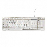 GEMBIRD (11090) KB-8320U-BL белый USB Клавиатура
