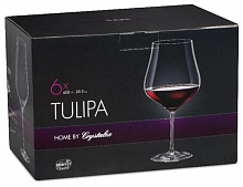 CRYSTALEX CR600101T Набор бокалов для вина TULIPA 6шт 600мл Набор бокалов для вина