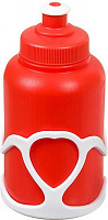 STG Велофляга с флягодержателем (Белый флягодержатель, Оранжевая фляга). Х95404 136023 Аксессуары для велосипедов
