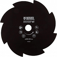 DENZEL Диск для триммера, 230 х 25.4 мм, толщина 1.6 мм, 8 лезвий Denzel 96328 Диск для триммера