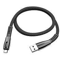 HOCO (6957531080169) X25 "3 в 1" USB - Type-C / 8Pin / MicroUSB (m) 1.0m - черный Дата кабель