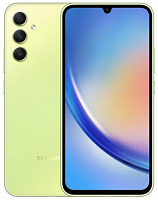 SAMSUNG Galaxy A34 5G SM-A346E 6/128Gb Lime green (SM-A346ELGACAU) [ПИ] Смартфон